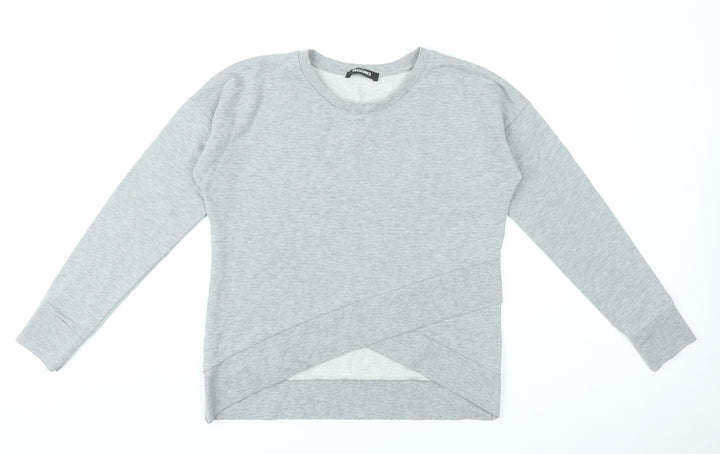 Missguided Women’s Grey M/L Sweatshirt Pullover Crew Neck