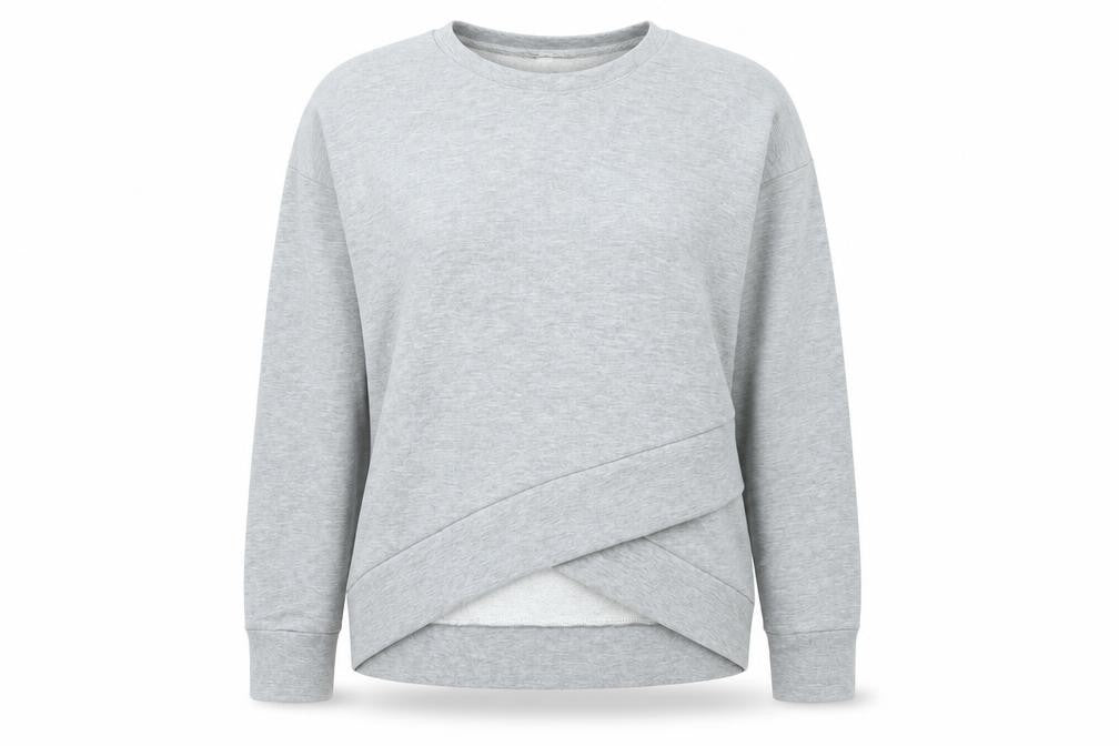 Missguided Women’s Grey M/L Sweatshirt Pullover Crew Neck