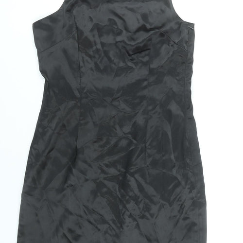 Boohoo Women’s Black Size 8 Bodycon Sleeveless Short Dress