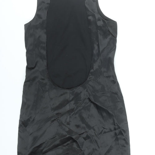 Boohoo Women’s Black Size 8 Bodycon Sleeveless Short Dress