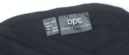 bpc bonprix Women’s Black L Shift Dress Sleeveless Stretch Viscose