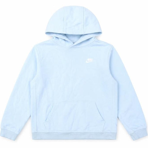 Nike Boys Blue Pullover Hoodie XL 158-170cm Fleece Cotton Blend