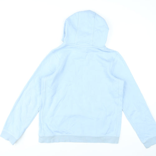 Nike Boys Blue Pullover Hoodie XL 158-170cm Fleece Cotton Blend