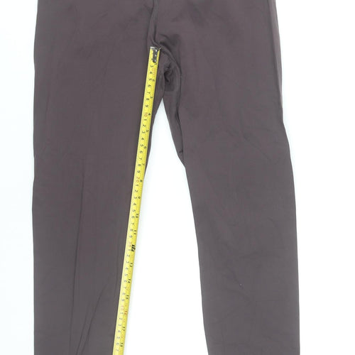 Athlecia Womens Brown Slim Fit Leggings Size 12 Activewear