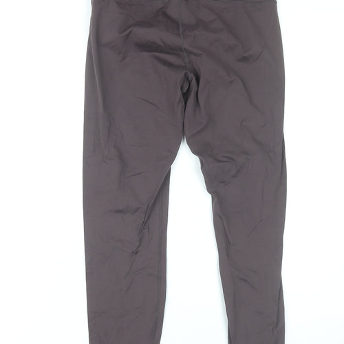Athlecia Womens Brown Slim Fit Leggings Size 12 Activewear