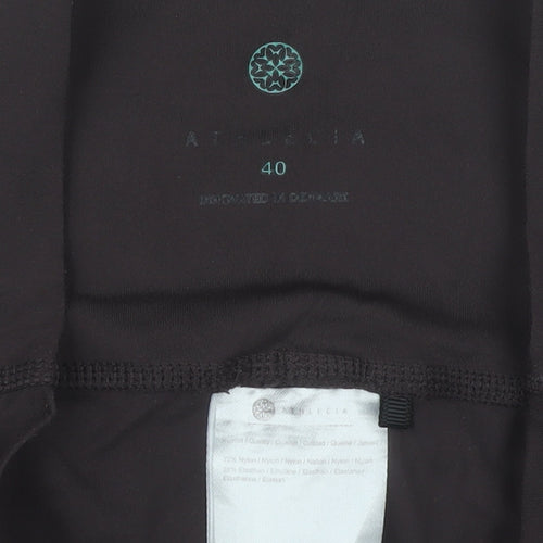 Athlecia Womens Brown Slim Fit Leggings Size 12 Activewear