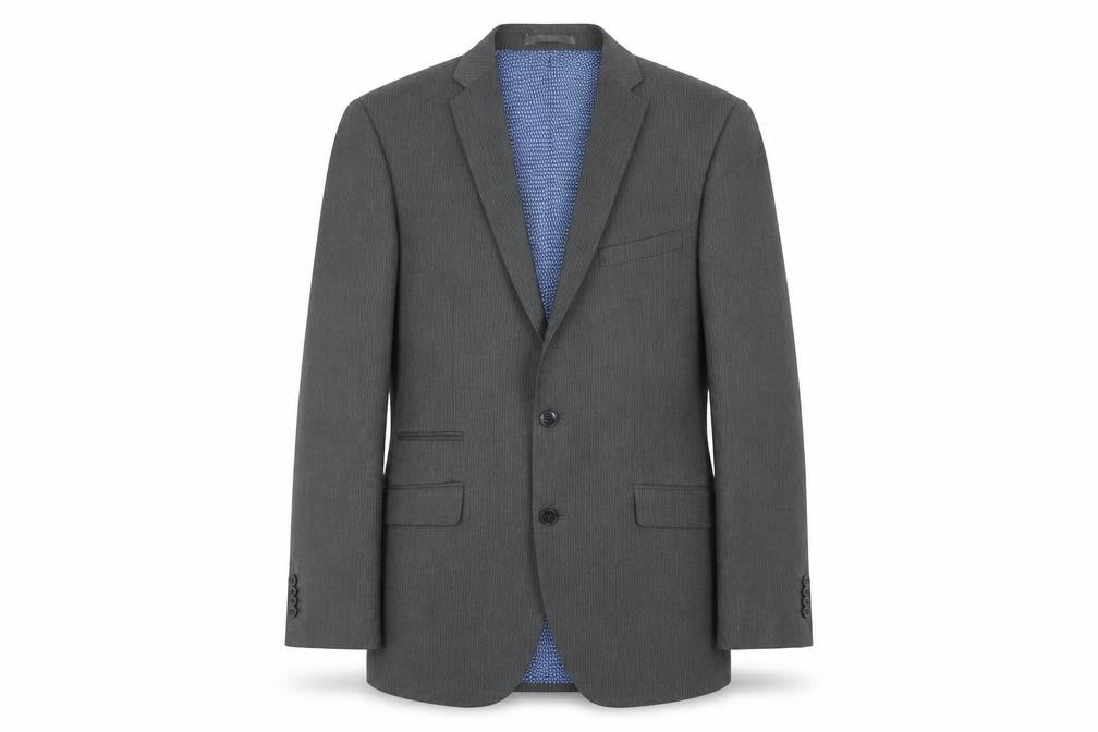 Front view of Taylor & Wright Men's Grey 38R Blazer Jacket Regular Fit