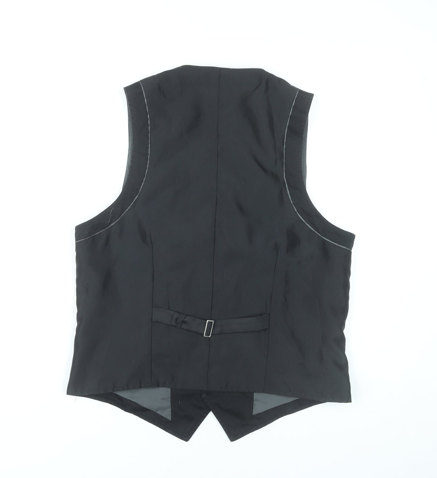 Red Herring Men's Black Waistcoat Medium Chest 39-42" Classic Formal
