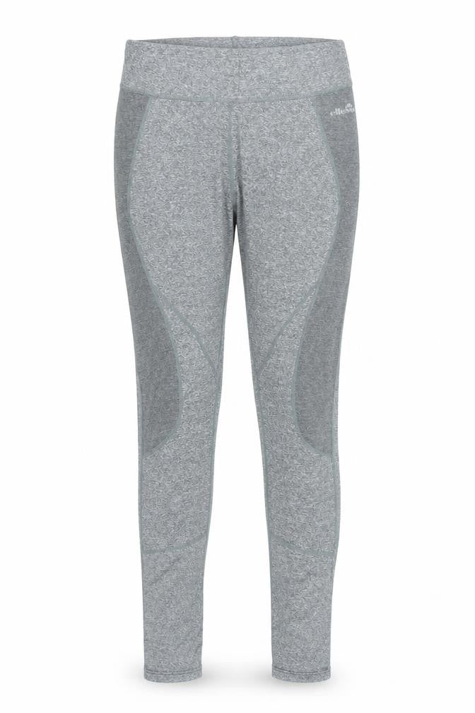 Front view of Ellesse women’s grey, size UK 10 slim, fit activewear leggings