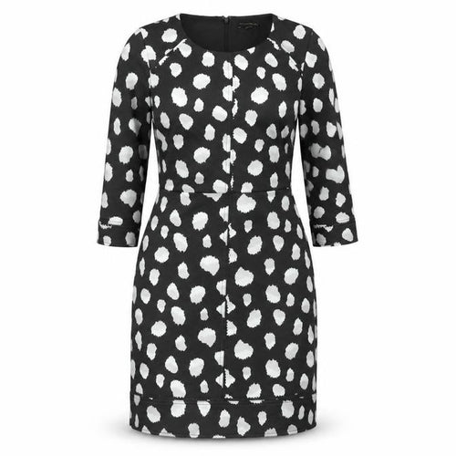 Banana Republic Women’s Black Polka Dot Sheath Dress Size 8 Knee Length