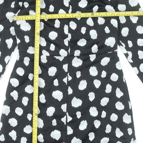 Banana Republic Women’s Black Polka Dot Sheath Dress Size 8 Knee Length