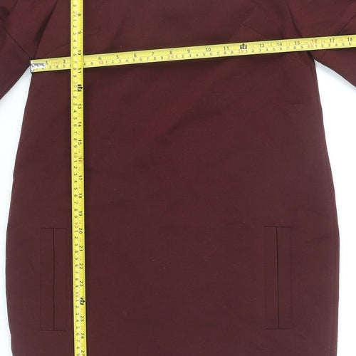Banana Republic Women’s Red Shift Dress Size 6 Half Sleeve Knee Length
