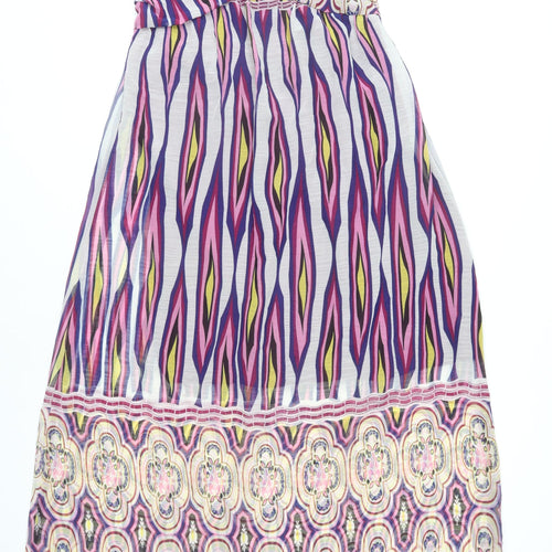 Kam Tong Womens Multicoloured Strapless Bohemian Knee Dress XL