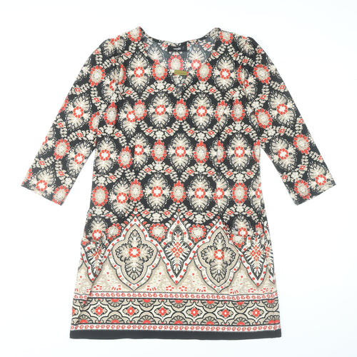 Wallis Women’s Multicoloured Knee Length Shift Dress Size 10