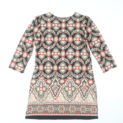 Wallis Women’s Multicoloured Knee Length Shift Dress Size 10