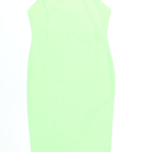 PrettyLittleThing Women’s Green Size 14 Bodycon Midi Party Dress