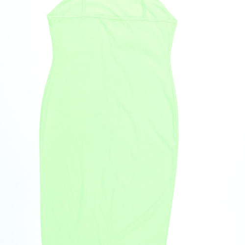 PrettyLittleThing Women’s Green Size 14 Bodycon Midi Party Dress