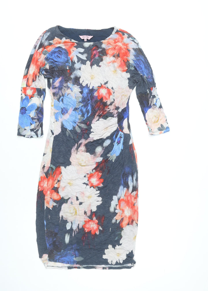 Phase Eight Women’s Multicoloured Floral Sheath Dress Size 10