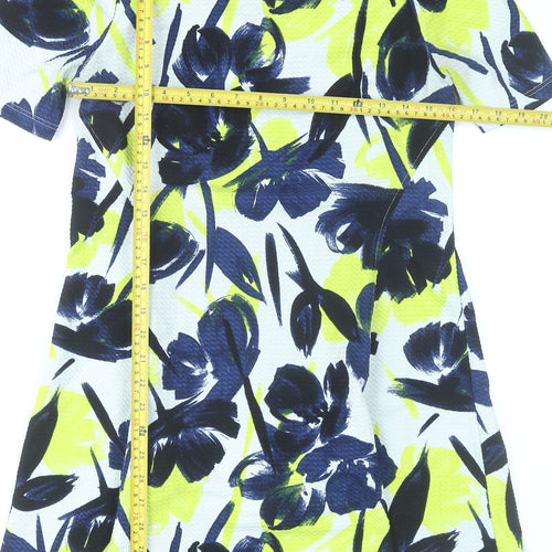 Next Women’s Multicoloured Floral A-Line Dress UK 14