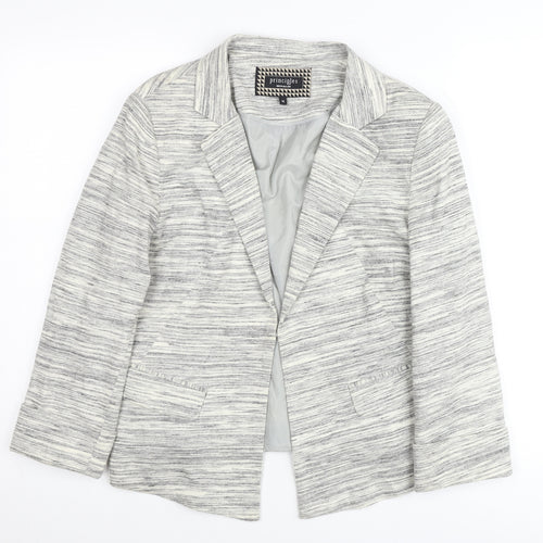 Principles by Ben de Lisi Women’s Grey Striped Blazer Jacket Size 12