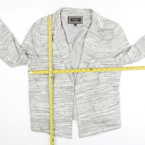 Principles by Ben de Lisi Women’s Grey Striped Blazer Jacket Size 12