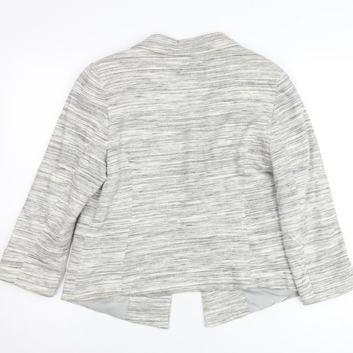 Principles by Ben de Lisi Women’s Grey Striped Blazer Jacket Size 12