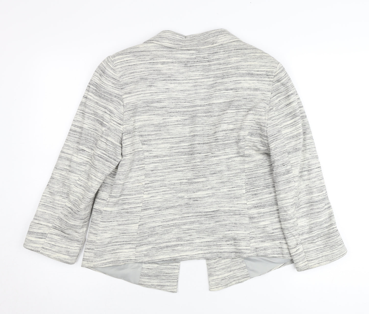 Principles by Ben de Lisi Women’s Grey Striped Blazer Jacket Size 12