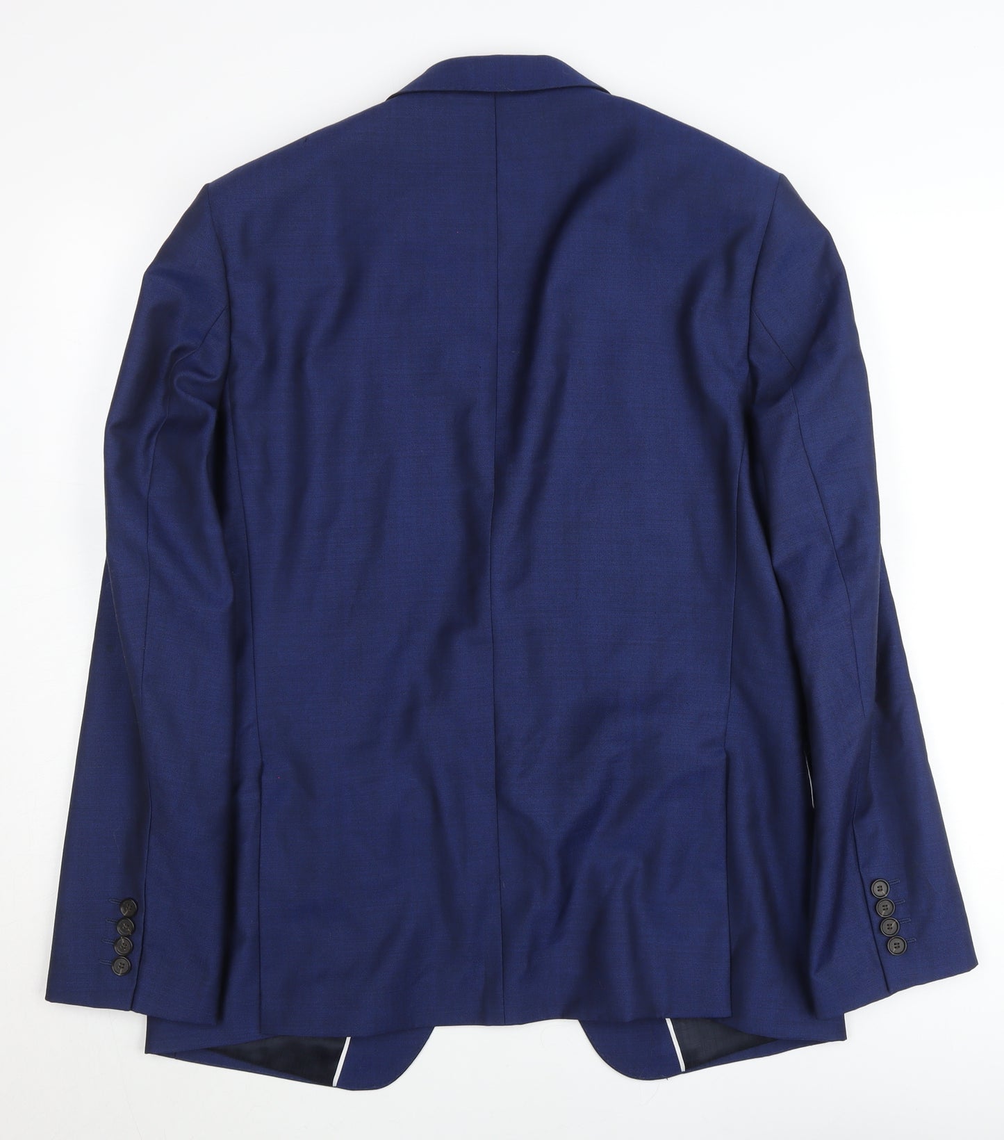 Marks and Spencer Men’s Blue Wool Blazer Jacket Size 40 Regular