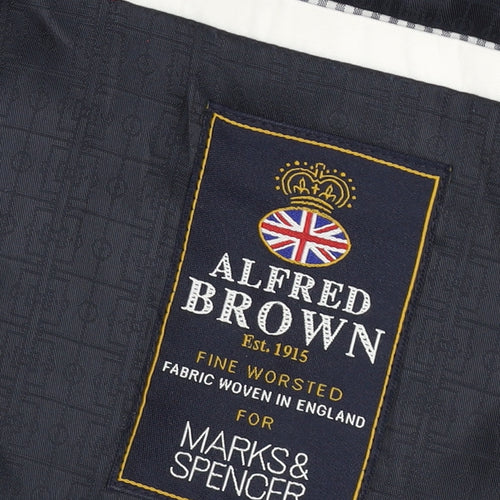 Marks and Spencer Men’s Blue Wool Blazer Jacket Size 40 Regular