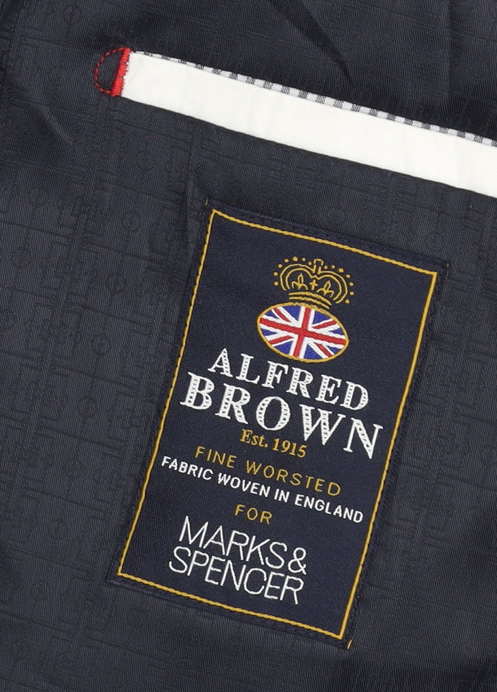 Marks and Spencer Men’s Blue Wool Blazer Jacket Size 40 Regular