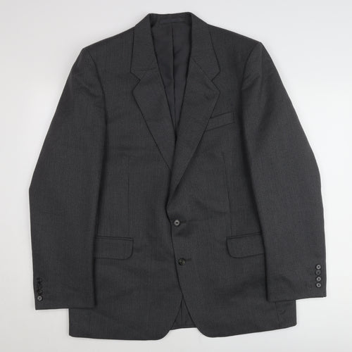 Centaur Men's Grey Wool Blazer Jacket 42L Classic Formal Wear