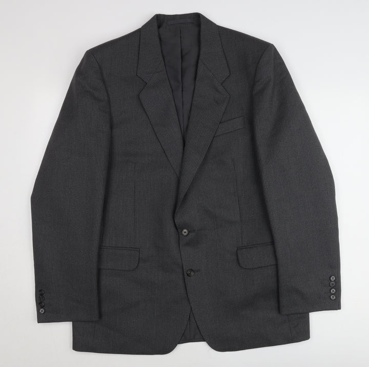 Centaur Men's Grey Wool Blazer Jacket 42L Classic Formal Wear