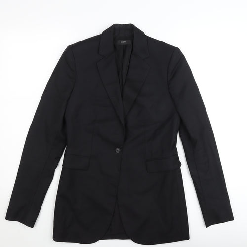 Joseph Men's Black 36 Slim Fit Single-Breasted Blazer Jacket