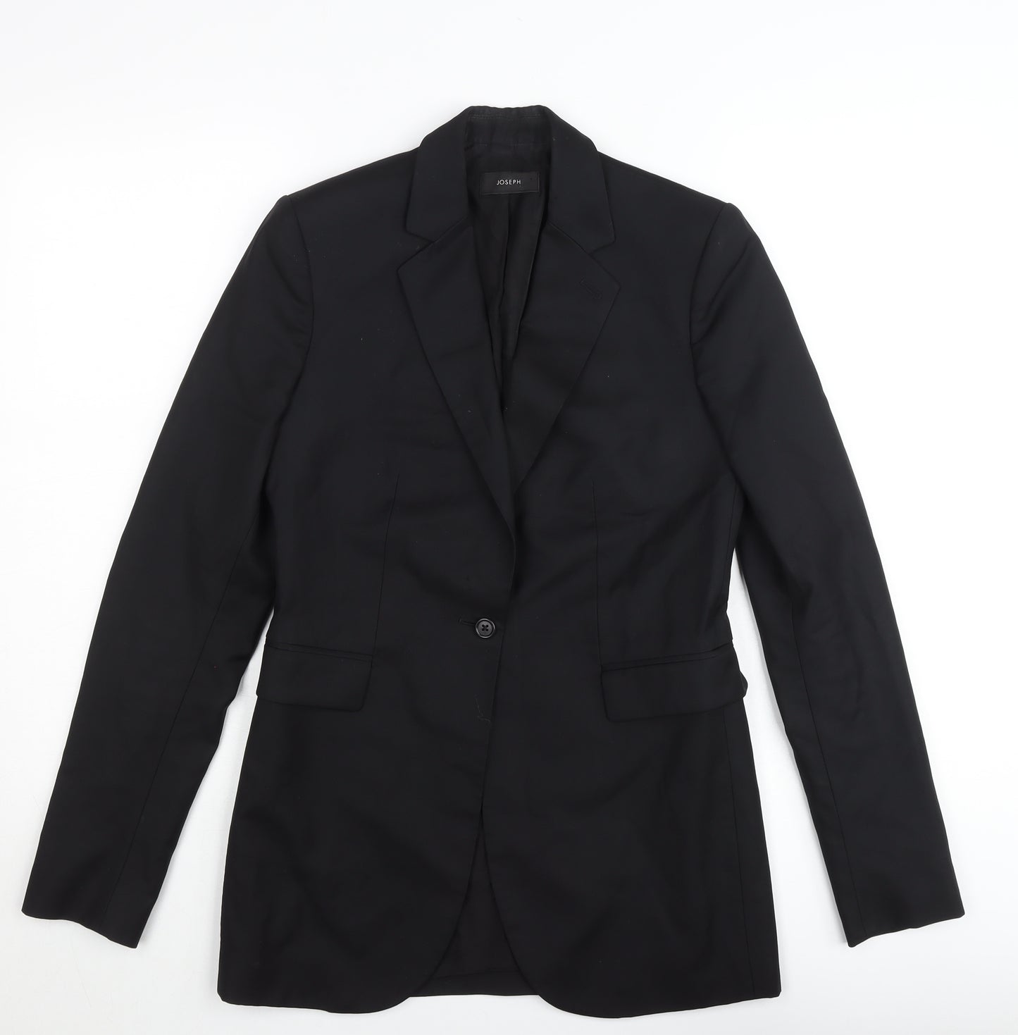 Joseph Men's Black 36 Slim Fit Single-Breasted Blazer Jacket