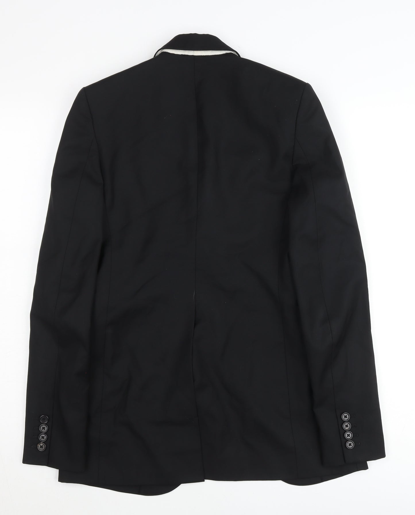 Joseph Men's Black 36 Slim Fit Single-Breasted Blazer Jacket