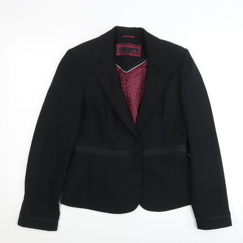 Next Women’s Black Suit Jacket Size 10 Two-Button Workwear Blazer