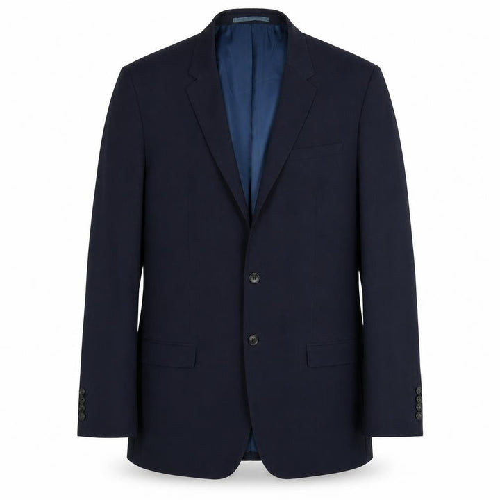 River Island Men’s Blue 46L Blazer Jacket Two-Button Notch Lapel