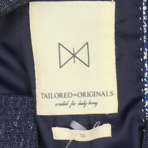 Tailored Originals Men’s Blue Blazer Jacket Size 54 Regular Fit