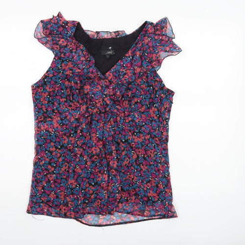 Next Maternity Womens Multicoloured Floral Chiffon Blouse Size 14