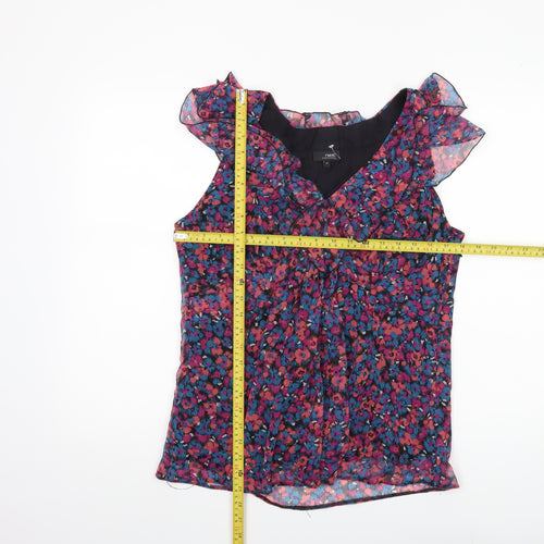 Next Maternity Womens Multicoloured Floral Chiffon Blouse Size 14