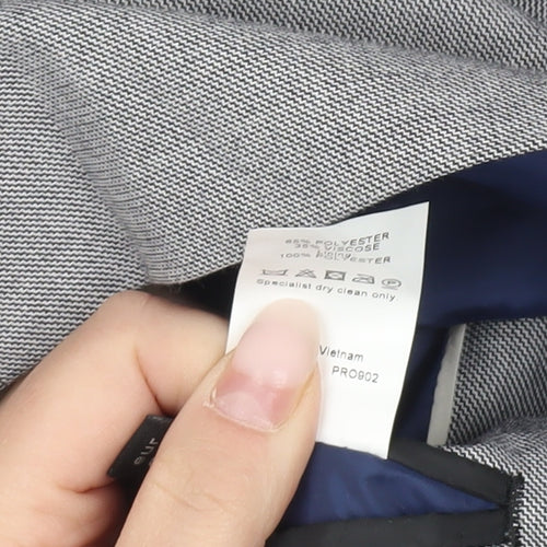 River Island Men’s Grey Slim Fit Blazer Jacket UK 36R