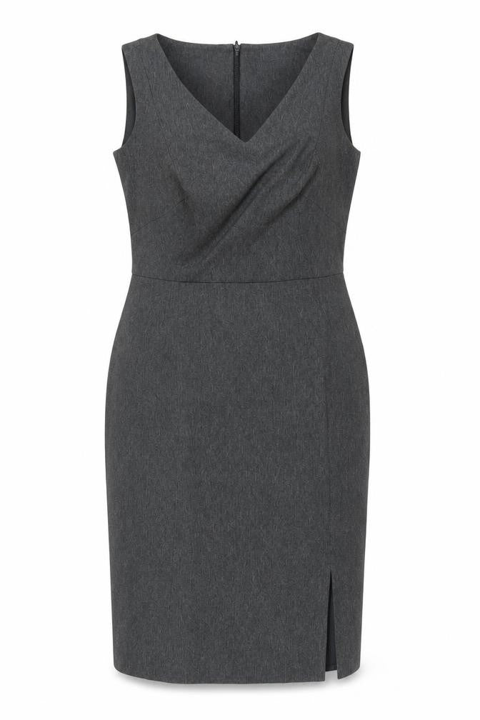 Papaya Women’s Grey Size 14 Sleeveless Sheath Work Dress