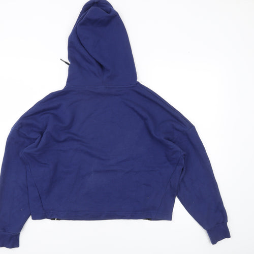 Tommy Hilfiger Womens Blue Hoodie Sweatshirt Small Pullover Logo
