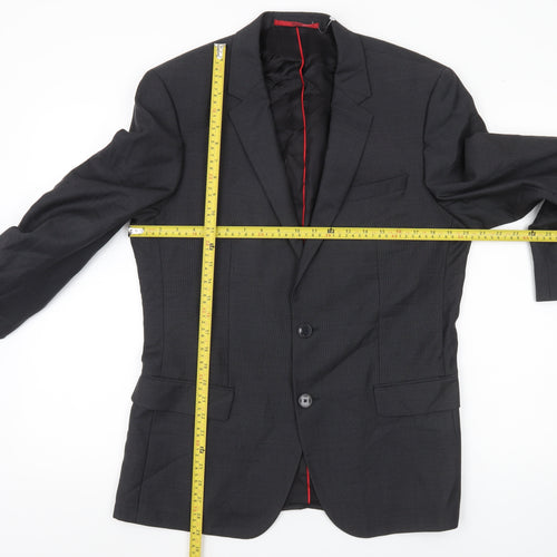 Hugo Boss Men’s Black Size 50 UK Blazer Jacket Notch Lapel