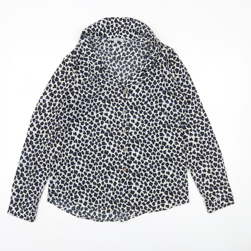Never Fully Dressed Women’s Multicoloured Animal Print Button-Up Shirt Size M