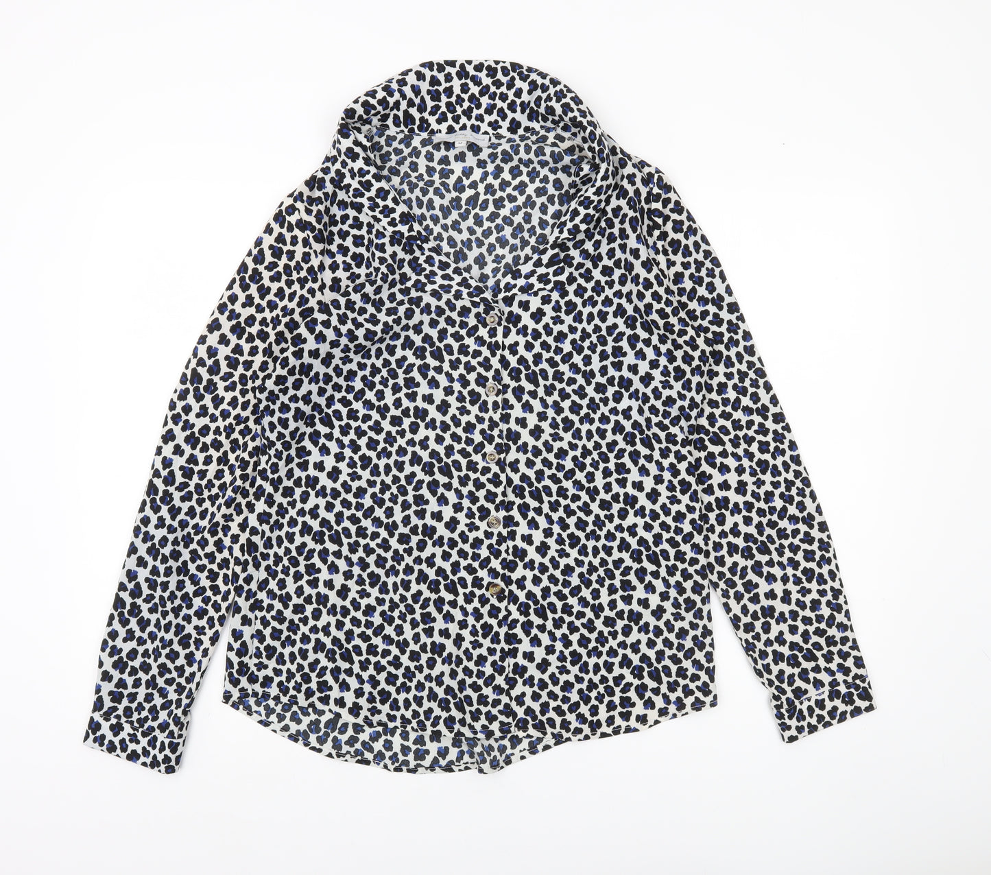 Never Fully Dressed Women’s Multicoloured Animal Print Button-Up Shirt Size M