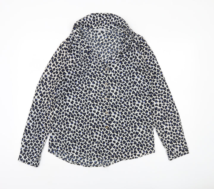 Never Fully Dressed Women’s Multicoloured Animal Print Button-Up Shirt Size M