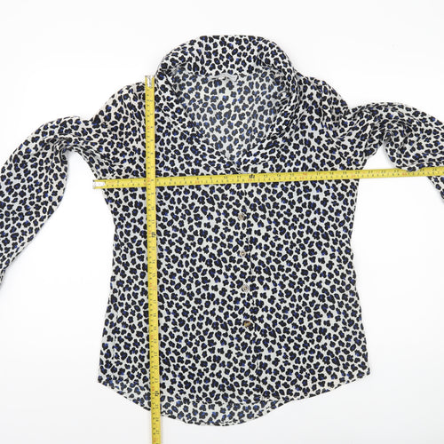 Never Fully Dressed Women’s Multicoloured Animal Print Button-Up Shirt Size M