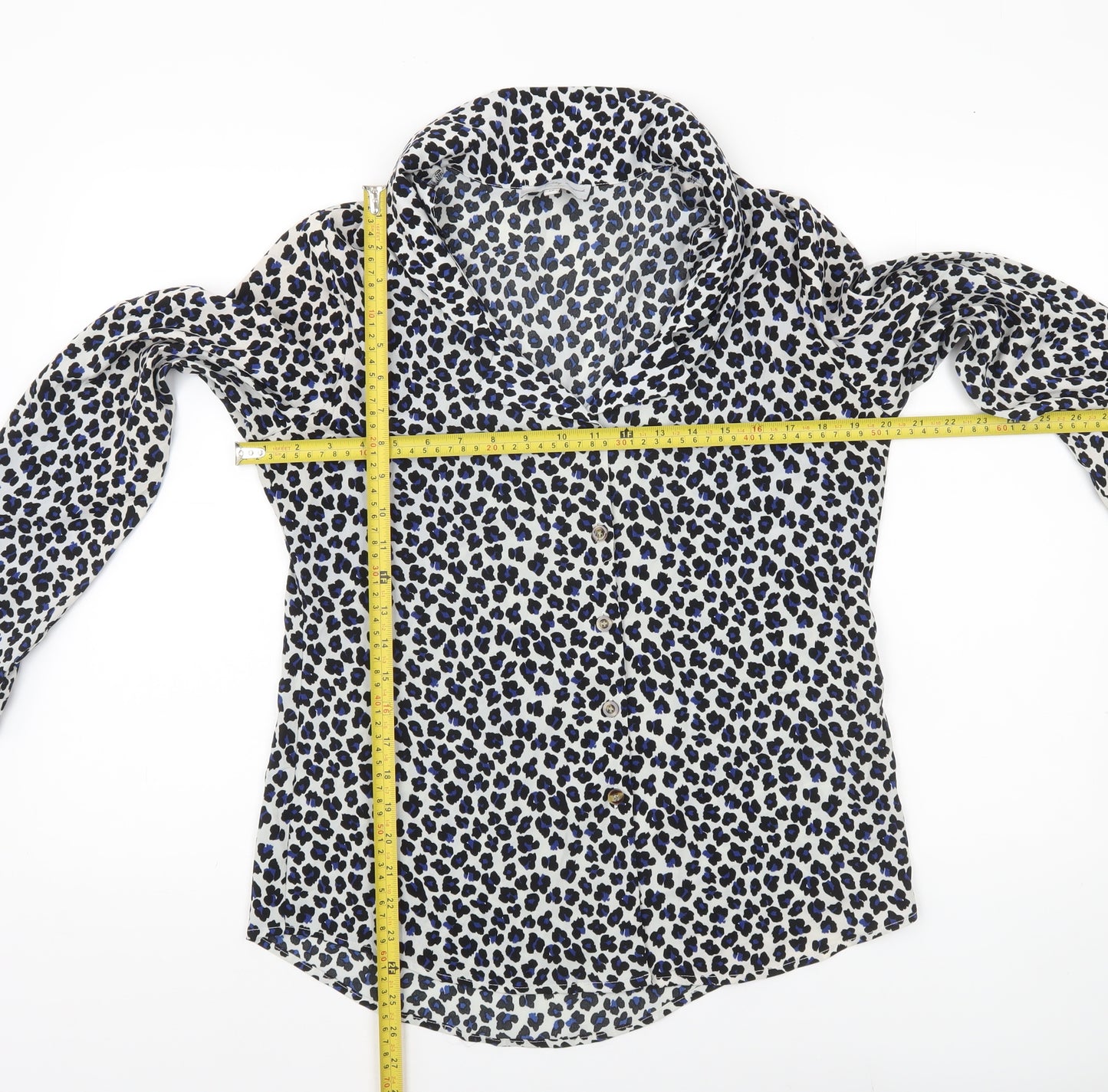 Never Fully Dressed Women’s Multicoloured Animal Print Button-Up Shirt Size M