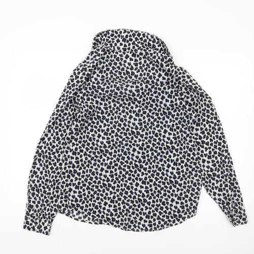 Never Fully Dressed Women’s Multicoloured Animal Print Button-Up Shirt Size M